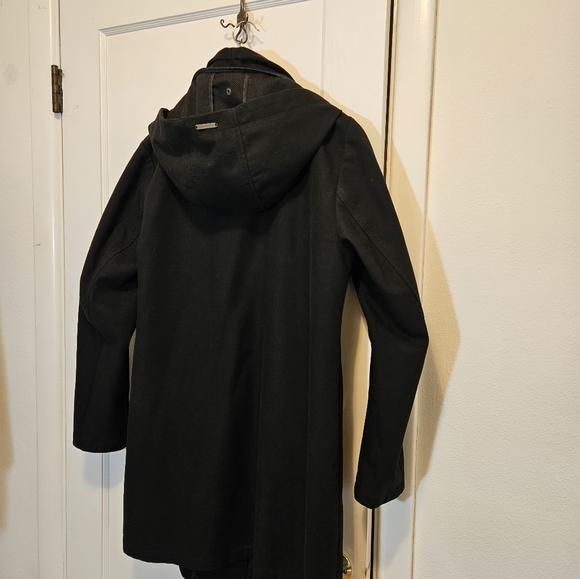 Mia Melon mid weight weatherproof jacket with removable hood - Picture 3 of 12